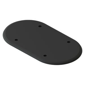 Vegglokk sort dobbel boks boks M3