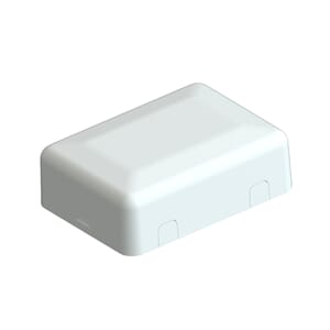 Euro Classic pro junction box white  IP20  90x65x30 snapplok