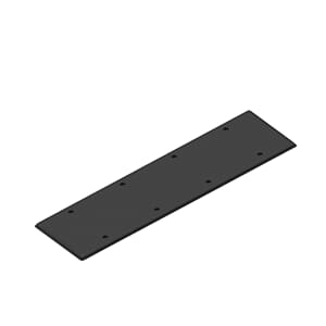 Vegglokk 4-veis sort 4x71mm firkantet for veggboks