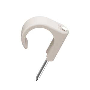 Temo klips 22-26 grå UV resistant syrefast stift  50 stk.