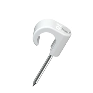 Temo klips 7-10 hvit UV resistant syrefast stift  100 stk.