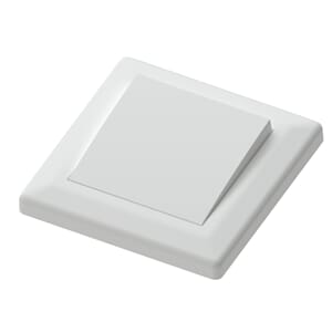 Bryter 16A/1 polarhvit innfelt