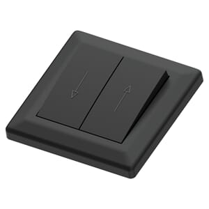 Bryter Markise 16A/2M sort innfelt