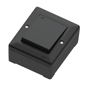 Bryter IP55 16A/7 sort