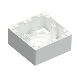 Euro Classic kappe enkel hvit m/strekk. M3 84x84x35