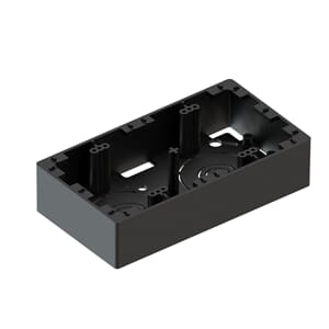 Euro Classic kappe dobbel sort m/strekk. M3 155x84x35