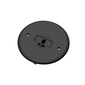 DCL stikk med støpsel for veggboks sort 6A rund